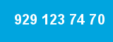 929 123 74 70 929 123 74 70